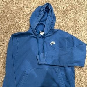NIKE MENS SMALL HOODIE BLUE